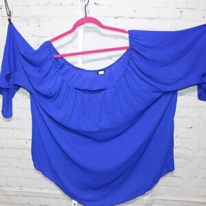 Plus size torrid wide neck top